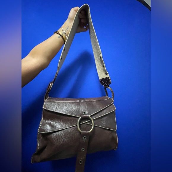 Dolce & Gabbana Leather Shoulder Bag Leopard Print Interior - Picture 1 of 6